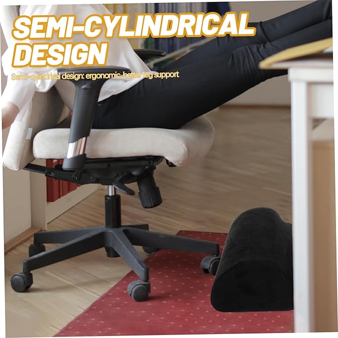 Under Desk Foot Pillow Cushion for Legs Office Sleeping Footrest Support Relaxation Pad Prevents Swelling Knee Multipurpose Use for Home Work Travel Material