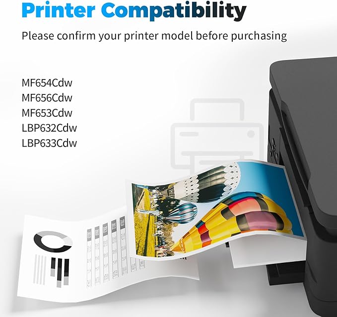 067 Toner Cartridge MF656Cdw Replacement for Canon 067 Toner Cartridge Set 067H Compatible for Canon imageCLASS LBP632Cdw MF653Cdw LBP633Cdw MF654Cdw Printer (4 Pack)