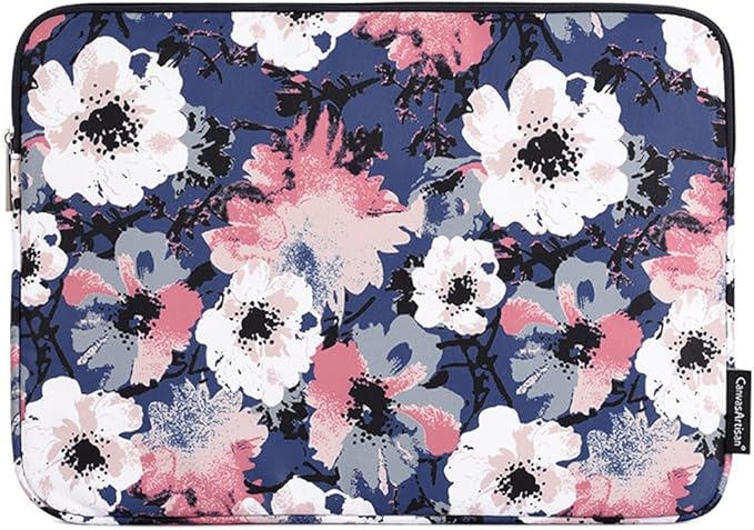 Laptop Sleeve 14 Inch,Waterproof Protective Notebook Case Briefcase Carrying Bag Compatible with MacBook,Acer,Asus, Dell,Lenovo,Microsoft,HP Laptop Cover (Painted Flower, 12 inch)
