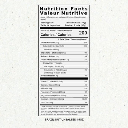 Snack The True Organic Brazil Nuts 15 oz – Raw and Unsalted – Kosher – Healthy-Rich in Vegetable Protein – Harvested in Amazon Rainforest – Fresh, Vegan and Gluten Free – Forest Up