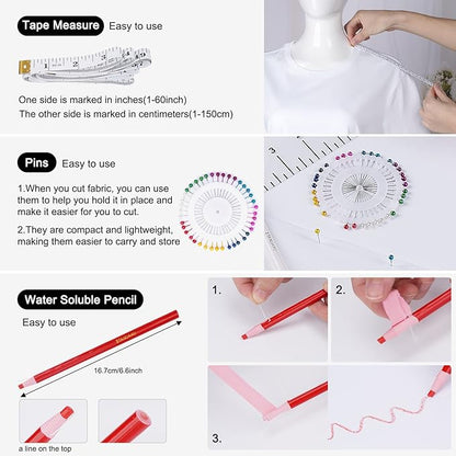 12pcs Tshirt Ruler Guide for Vinyl Alignment, T Shirt Measurement Accessories Tools for Cricut Heat Press & Cameo & HTV Transfer Vinyl, Stocking Stuffers Gifts for Women，Christmas Gifts for Mom