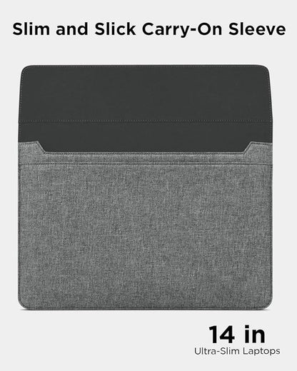 Lenovo 13/14-inch Laptop Sleeve (S100) - Ultra Thin Form-Fitting Case Compatible with MacBook Air, iPad & More – Lightweight Folder Sleeve with Accessories Pocket & Magnetic Closure