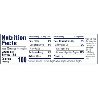 SweeTARTS Halos, Candy, Blue Punch and Strawberries and Cream, Tart and Chewy, Soft and Fluffy, 3.5 oz (12 count)