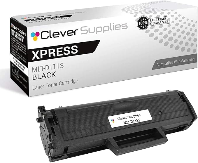 CS Replacement Toner Cartridge Compatible with Samsung Xpress M2070FW MLT-D111S Black