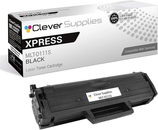 CS Replacement Toner Cartridge Compatible with Samsung Xpress M2070FW MLT-D111S Black