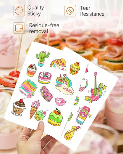 QYH Premium Printable Vinyl for Inkjet Printer-50 Glossy Sticker Paper Waterproof 8.5’’x11’’ White Labels