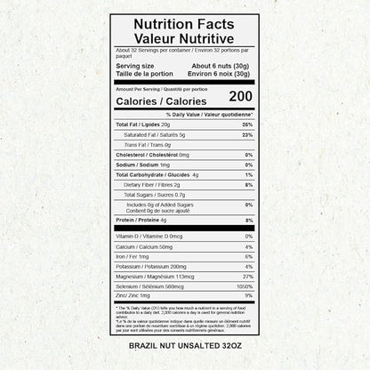 Snack The True Organic Brazil Nuts Medium Size 32 oz-2lbs – Raw and Unsalted – Kosher – Healthy-Rich in Vegetable Protein – Harvested in Amazon Rainforest – Fresh, Vegan and Gluten Free – Forest Up