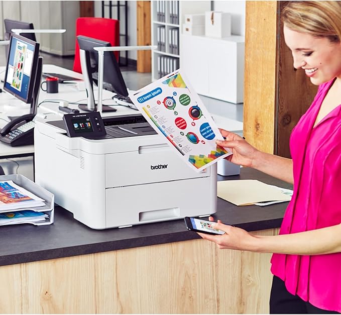 Brother HL-L3270CDW Compact Wireless Digital Color Printer with NFC, Mobile Device and Duplex Printing - Ideal -for Home and Small Office Use, Amazon Dash Replenishment Ready