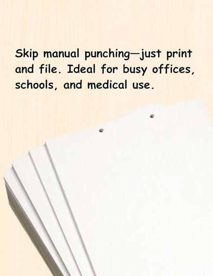 Limited Papers(TM) Writing Copy and Printing Paper, 8.5" x 11", 2 Hole Top-Punched, 20 Pound Text, 500 Sheets Per Ream. (5000, Buff)