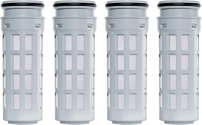 Waterdrop Replacement for Brita® Stream Pitcher Water Filter, Brita® OB05 Filter Pitchers and Dispensers, Pour Through Filters, Upgraded 7-stage Filters, Lasts 2 Months, Pack of 4