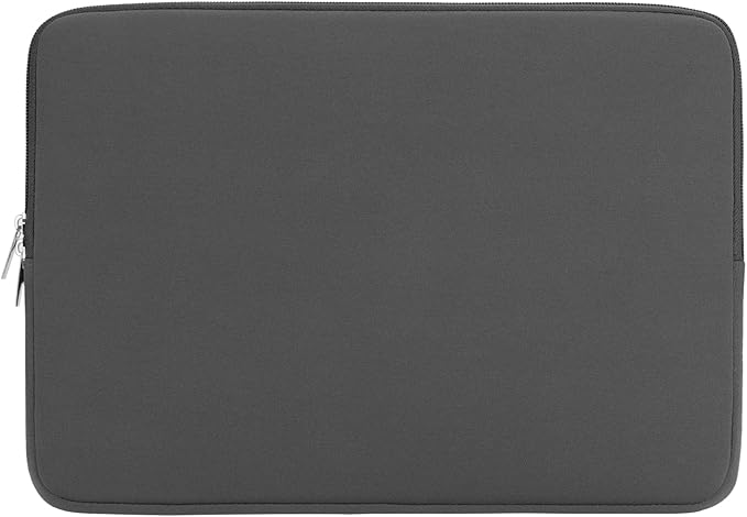 RAINYEAR Laptop Sleeve Case Compatible with 13.3 Inch Notebook Computer Tablet Chromebook 14" MacBook Pro M1 M2 M3 M4 Pro/Max Soft Cover Protective Case Zipper Carrying Bag(Gray)