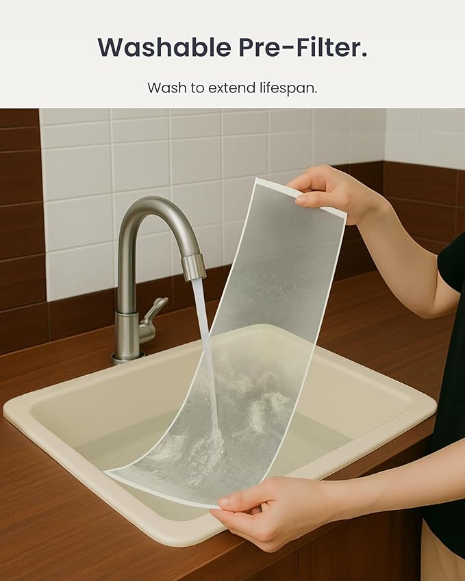 SwitchBot 4 in 1 Air Purifiers Table with Matter, Up to 3620 ft², H13 HEPA Pet Filter, Wireless Charging, Washable Pre-filter, 10 RGB Colors, Work with Apple Home, Alexa, GoogleHome, HomeAssistant