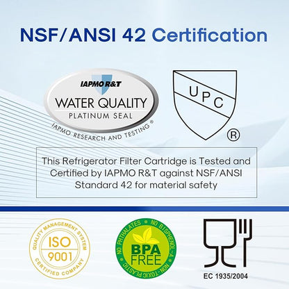 ICEPURE 1 Micron 20" x 4.5" Whole House CTO Coconut Shell Activated Carbon Water Filter Cartridge Replacement for FC25B, EPM-20BB, CB-BB-20, DB20P, EP-20BB, CTO-F20B-5, F3WGB32BM, 155783-43, 2 Pack