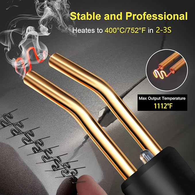 200W Plastic Welder, 2000PCS Staples 10PCS Sandpaper, Plastic welding Kit, Plier Custom Carry Case, Plastic Repair Car Bumper Repair Simplicity Of Use