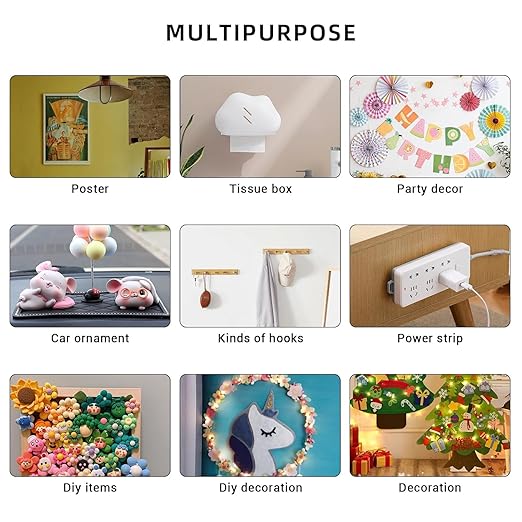 Double Sided Tape, Nano Tape, Transparent Adhesive Tape, Traceless Adhesive Tape, Removable, Washable, Reusable, Suitable for Carpets, Photo Walls, 3m Per Roll, 3 Rolls