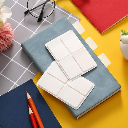 Sticky Index Tabs Page Marker Pop-up Page Flags Sticky Notes Tabs 1.6 x 1 Inch, White (800 Pieces)