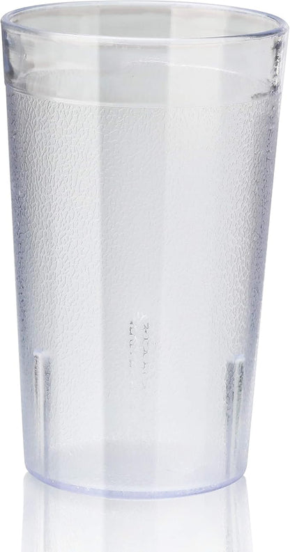 New Star Foodservice | Restaurant-Grade Beverage Tumblers (Clear (Set of 12), 5 oz)
