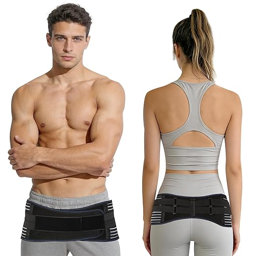 Sacroiliac Hip Belt for Women and Men, Adjustable Breathable Hip Brace, Sciatica Pain Relief Devices, Trochanter Brace for Relieving Lower Back Pain, Sacroiliac SI Joint Pelvic Pain & Sciatica