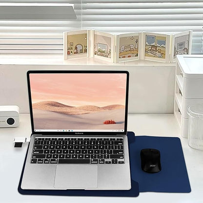 BVYA 13.3-14" Sleeve, PU Leather Laptop Case Compatible with New MacBook Air 13.6/Pro/Max M2/M1 A2779 A2442 14, 13.5 Surface 5/4/3/2/1, Compatible with Laptop 2022 Pro 14 inch