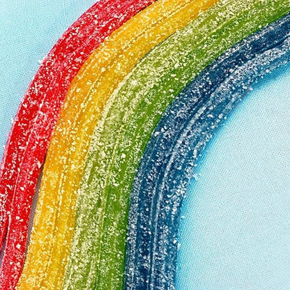 Sour Punch Rainbow Sour Straws, 2 Ounce (Pack of 24)