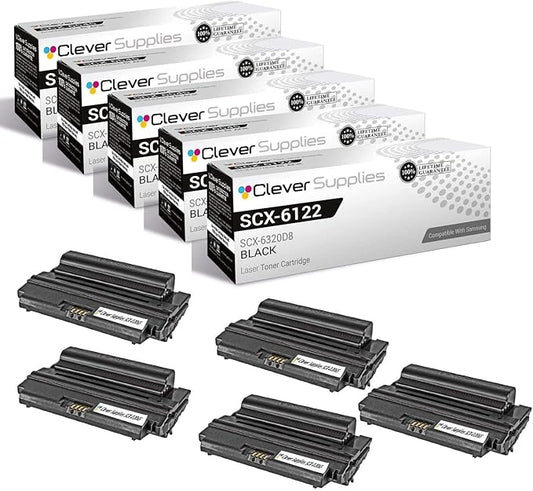 CS Replacement Toner Cartridge Compatible with Samsung SCX-5935FN MLT-D206S Black SCX-5935FN 5 Pack