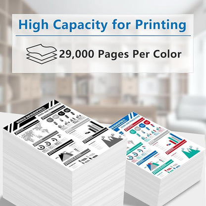 659X Cyan Toner Cartridge Remanufactured 659X W2011X Toner Cartridge Compatible with Color Enterprise M856dn M856x MFP M776dn M776z M776zs Printer(Newly Upgraded Version 5.0 chip)