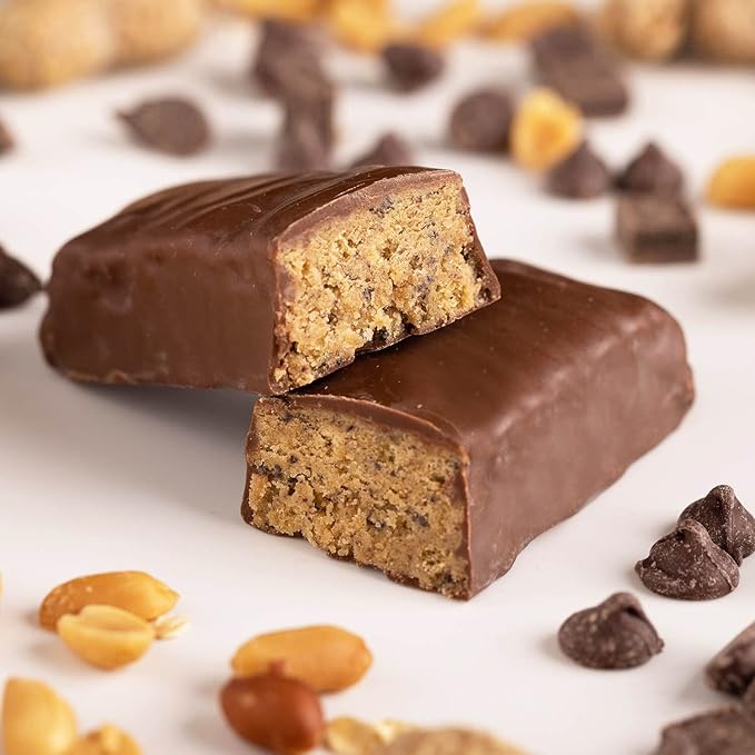 PROBAR - PROTEIN Bar, Peanut Butter Chocolate, Non-GMO, Gluten-Free, Healthy, Plant-Based, Whole-Food Ingredients, Natural Energy (12 Count)