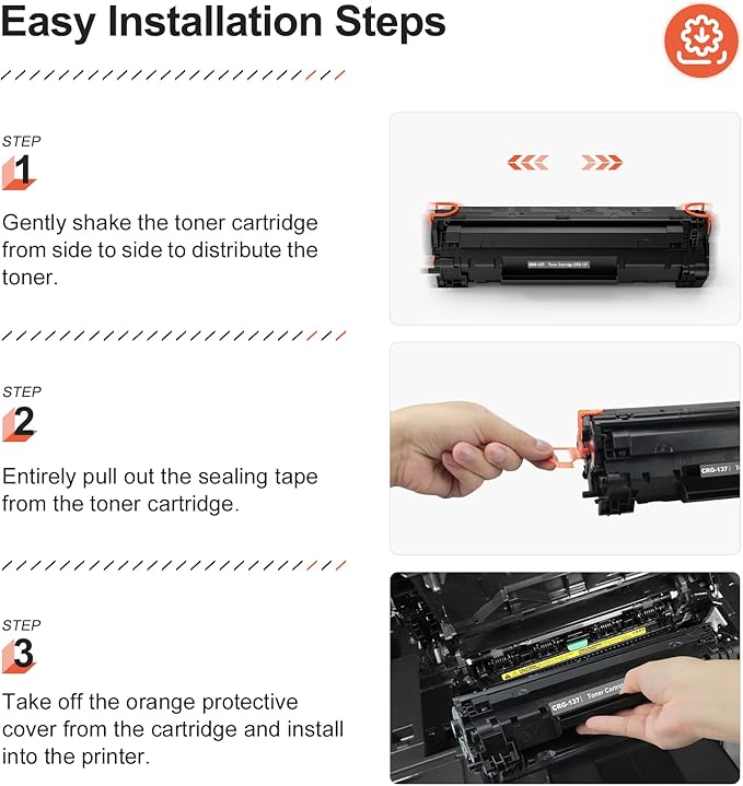 v4ink 2PK Compatible CRG137 Toner Cartridge Replacement for Canon 137 Toner Cartridge Black Ink for Canon ImageClass D570 MF232W MF236N MF242DW MF244DW LBP151DW MF210 MF220 MF230 MF231 MF240 Printer