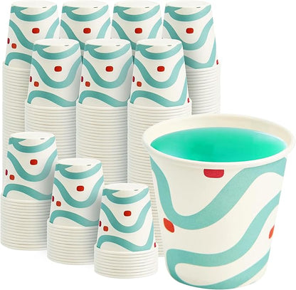 RACETOP [300 Pack] Paper Cups 3 oz, Bathroom Cups 3 oz, Disposable Bathroom Paper Cups, Small Mouthwash Cups, Ideal for Party, Travel