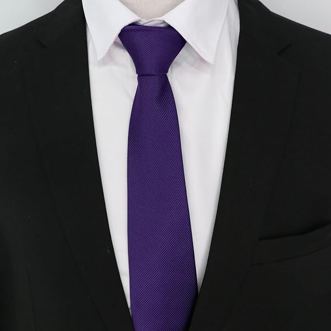 Solid Color Ties for Men 3.15" Mens Tie Classic Formal Neck Ties Mens Neckties for Men Business Wedding Casual