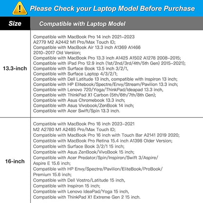 MOSISO Laptop Shoulder Bag 13.3 inch, 13-14 inch Computer Bag Compatible with MacBook Air/Pro 13 / Pro 14, HP Dell ASUS Lenovo with 2 Raised&1 Flapover&1 Horizontal Pocket&Handle&Belt, Slate Gray