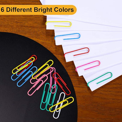 Paper Clips?100PCS Paper Clips Large 2 Inch (50mm), Durable & Rust Resistant Colored Paper Clips Ideal for Office School and Personal Document Organization