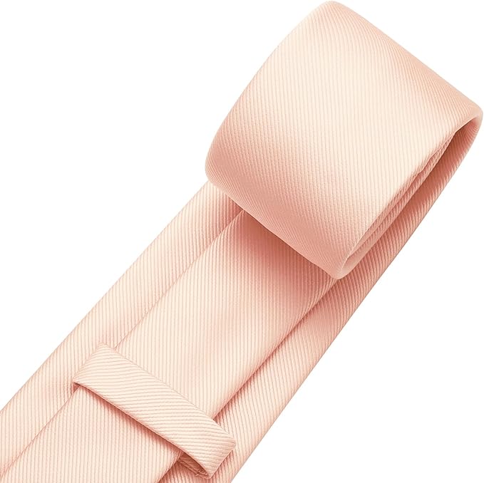 DecTwig Men's Ties Solid Color Formal Neckties 3.15" (8CM) Black Ties For Men