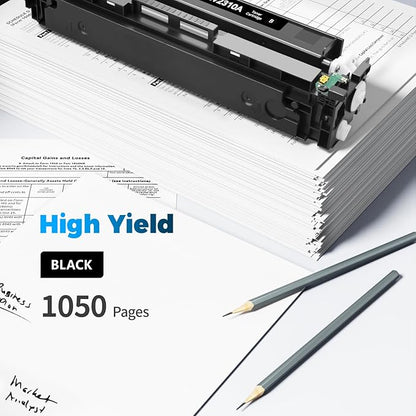 215A Toner Cartridges 2 Pack (with Chip) Replacement for HP 215A Black Toner Cartridge W2310A Compatible for HP Color Pro MFP M182nw MFP M183fw M182 M183 M155 Printer (2 Black)