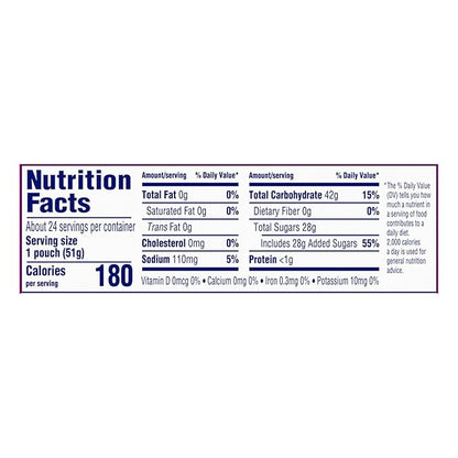 SweeTARTS Soft and Chewy Ropes, Cherry Punch Flavor, 1.8 Ounce Pouches (Pack of 24)