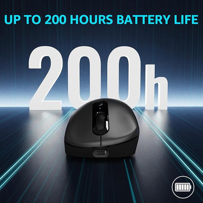 Rapoo VT3PRO MAX Wireless Gaming Mouse, 59g Superlight, 8KHz Polling, PAW 3950 Ultimate Optical Sensor, 30K Independent X/Y DPI, 1+8 Programmable Buttons, 200H Battery Life, Classic Shape, PC, Black