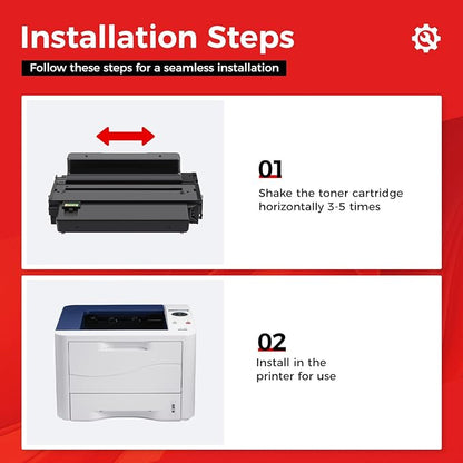 KingKJ Phaser 3320 Black High Capacity Toner Cartridge 106R02307 Black 1-Pack Replacement for Xerox 106R02305 106R02307 Toner Compatible with Xerox Phaser 3320 3320DNI Ink All-in-One Copier