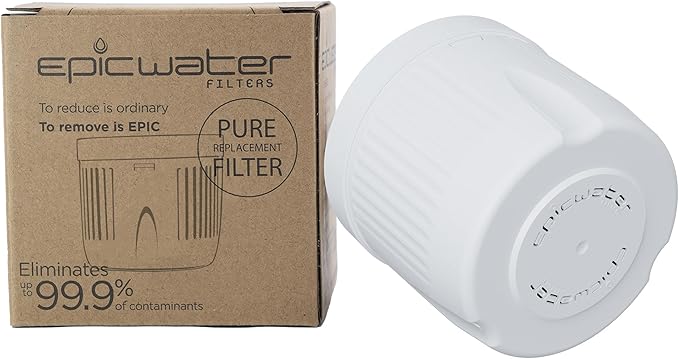 Epic Water Filters PURE Pitcher Replacement Filter – Removes PFAS Forever Chemicals, Fluoride, Lead, Chlorine, Microplastics & Heavy Metals – 150 Gallon Capacity