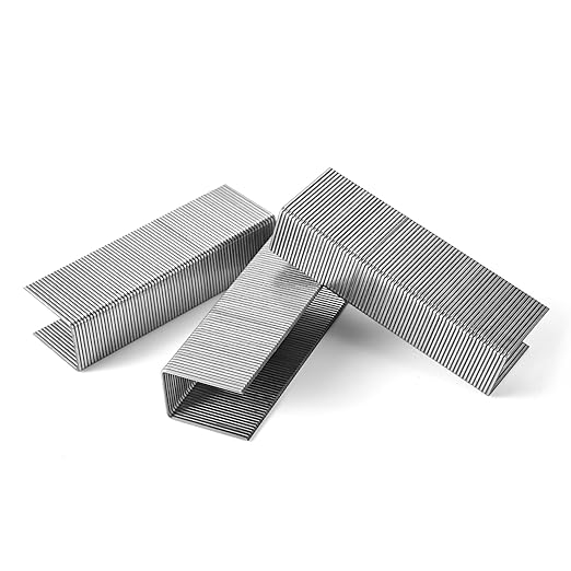 meite 16 Gauge 1-Inch Wide Crown Staples 3/4'' Leg, Galvanized P-Type Heavy Duty Construction Staples for Stapler Gun - Roofing Subflooring House-Wrap, Strong Holding & Tear-Resistance, 10,000 PCS