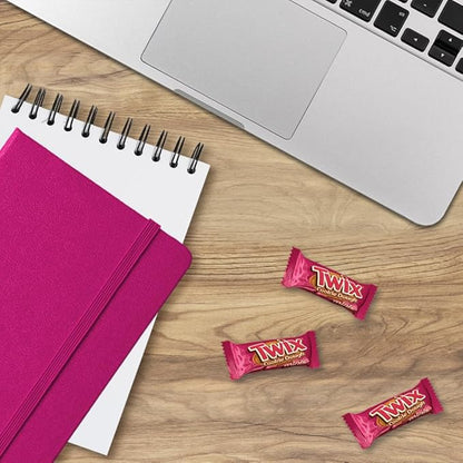 TWIX Minis Cookie Dough Milk Chocolate Bars, Sharing Size, 7.7 oz Bags (Pack of 8)