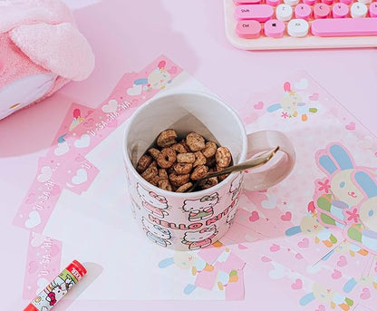 Silver Buffalo Sanrio Hello Kitty Various Emotions and Poses Mug, 20 Ounces