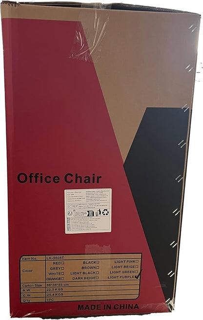 Efomao Big and Tall Office Chair 400lbs – PU Leather Executive Office Chair with Lumbar Support & Leg Rest, Heavy-Duty Computer Chair for Home Office, Dark Beige