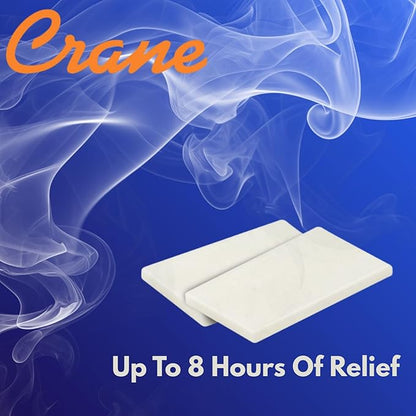 Crane Menthol-Eucalyptus Universal Vapor Pads, 12 Pack, for use Droplets, Corded Inhaler, Warm Mist humidifier
