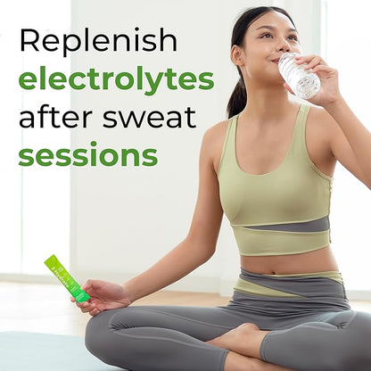 310 Nutrition Sugar Free Electrolytes Powder - Instant Hydration Packets for Daily Fluid Balance - Caffeine-Free Rehydration Drink Mix w/Vitamins, Low Calorie & Keto Friendly - Cucumber 15 Singles