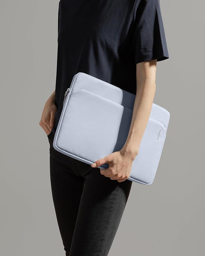 tomtoc Slim Laptop Sleeve Case for 13-inch New MacBook Air M4/A3420 M3/A3113 M2/A2681, M1/A2337 2025-2018, MacBook Pro M2/M1, Water-Resistant Protective Carrying Case with Accessories Pocket