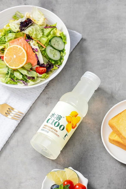 C100 Lemon Flavored Composite Juice Drink，100mg Vitamin C Per Bottle, 12% Real Fruit Juice, -15 fl oz, 445mL, 15 Pack