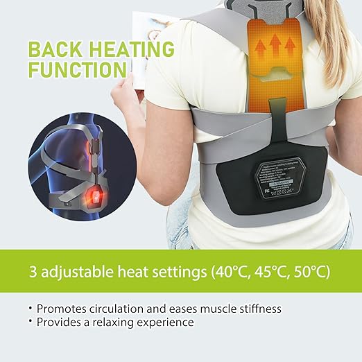 Infrared Heating Back Brace with Magnetic Support for men and women – Adjustable Waist Belt, Yoga-Grade Fabric, Lumbar Support, Invisible Wear Design, for Posture Correction and Pain Relief