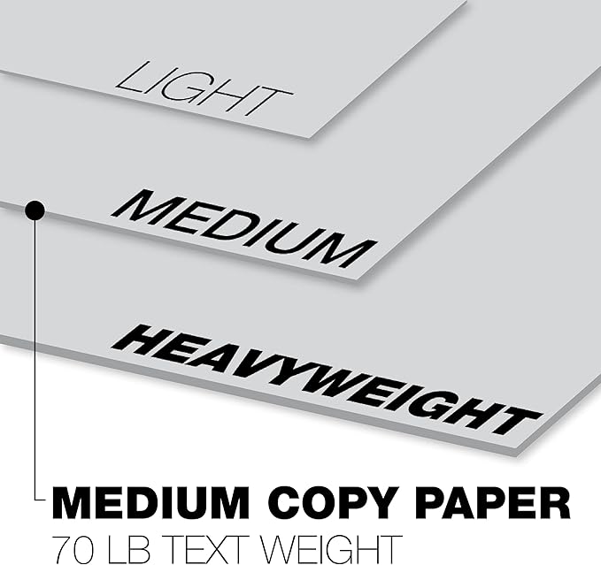 Springhill 11” x 17” Gray Copy Paper, 28lb Bond/70lb Text, 104gsm – Colored Printer Paper with Smooth Finish – Versatile and Flexible Computer Paper – 024166R, 500 Sheets (1 Ream)