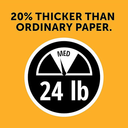 Neenah Astrobrights Bright Color Paper, 8 1/2in. x 11in., 24 Lb, FSC Certified, Solar Yellow, Ream Of 500 Sheets, 21538 | (Pack of 5)