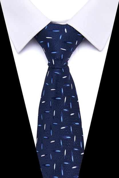 Tie For Men Necktie Woven Jacquard Neck Ties Set 6 PCS